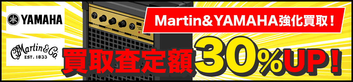 Martin&YAMAHA強化買取!